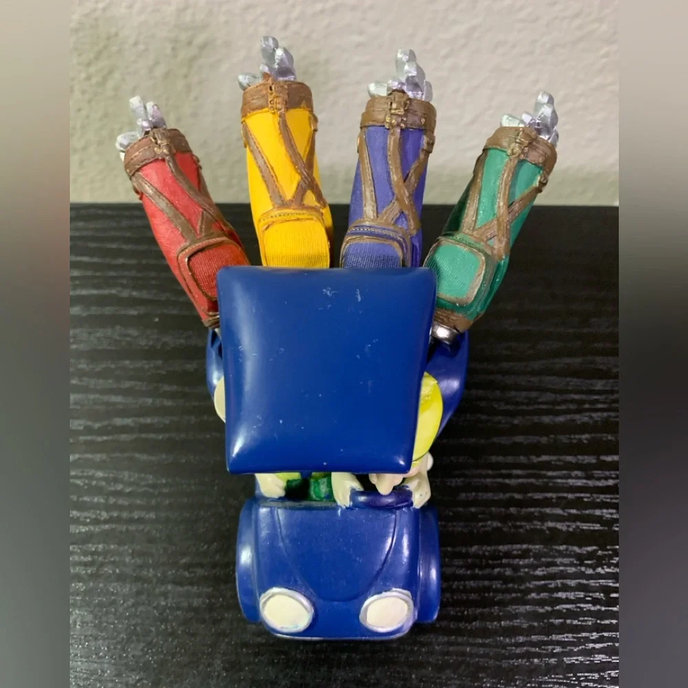 Golf Bags Cheese Spreaders with Golf Cart Holder Boston Warehouse 4 Spreaders